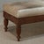 Late 19th Century Antique French Louis XVI Style Mahogany Upholstered Bench For Sale - Image 5 of 15