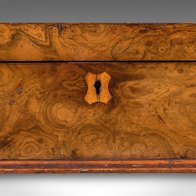 Antique Keepsake Case, English, Burr Walnut, Jewellery, Organiser Box, Victorian For Sale - Image 11 of 12
