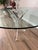 1970s Charles Hollis Jones-Inspired 3-Prong Lucite Vintage Dining Table For Sale - Image 10 of 11