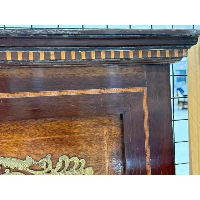 A wonderful French Empire mirror. Great colour of the wood and great Ormolu Mounts. Nice size and bold. Great old “...