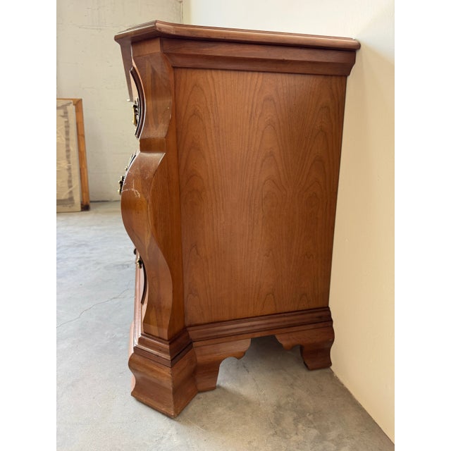 Vintage Century Furniture Three Drawers Bombe Chest For Sale In Miami - Image 6 of 12