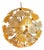 Sputnik Lamp with Golden Murano Glass Discs, 1950s For Sale