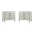 Pair of White Modern Nightstands For Sale - Image 9 of 9