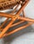 In the Style of McGuire Lattice Leather Strip Safari Chair For Sale In San Francisco - Image 6 of 12