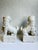 White Vintage Blanc De Chine Chinese Ceramic Foo Dogs a Pair For Sale - Image 8 of 8
