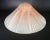 Art Deco Antique Art Deco Light Shade Sunburst Frosted Pink Glass For Sale - Image 3 of 4