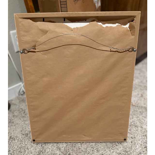 1990s Expressionist Lithograph by Artist Katelyn Bladel, Framed & Signed For Sale - Image 6 of 7