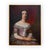 Early 20th Century Dark Red and Pink Antique Portrait of a Victorian Lady, 20th Century For Sale - Image 5 of 12