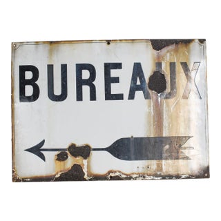 Vintage "Offices" Sign From France For Sale