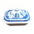 Vintage Chinoiserie Blue and White Canton Pattern Covered Tureen For Sale