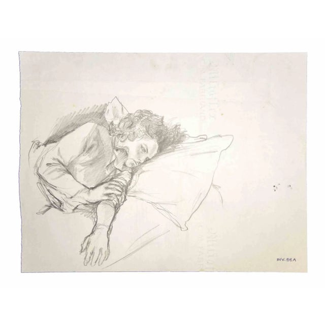 Reclined Figure is an original artwork realized in the 1970s by the Italian Contemporary artist Leo Guida (1992 - 2017)....