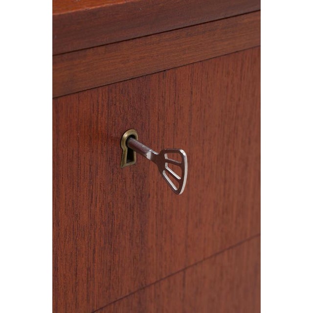 Mid-Century Teak Secretary Desk, 1960s For Sale - Image 15 of 18