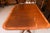 Vintage Twin Pillar Flame Mahogany Dining Table by W. Tillman, 1980s For Sale - Image 9 of 16