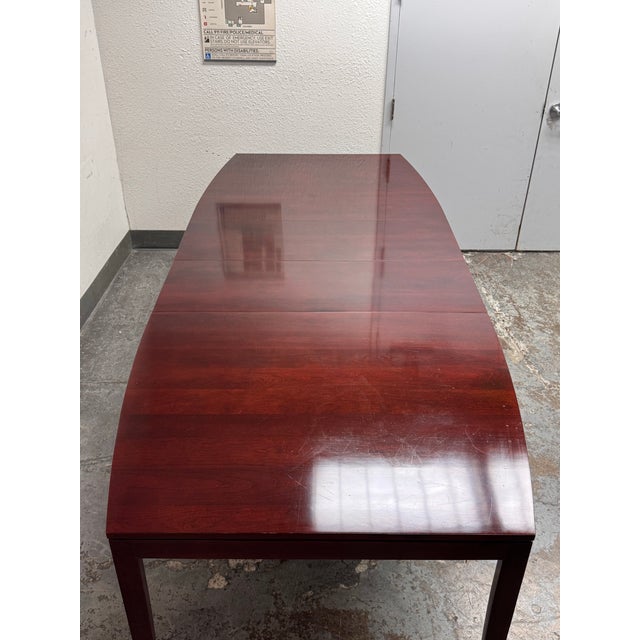 Stickley Bayonne Dining Extension Table + Eight Chairs, Set For Sale - Image 9 of 12