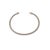 David Yurman Classic Cable Silver & 18k Gold 4mm Amethyst Cuff Bangle Bracelet For Sale In Houston - Image 6 of 8