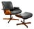 Mid Century Modern Lounge Chair Plycraft Mr Chair Black Swivel George Mulhauser, 2 Pieces For Sale