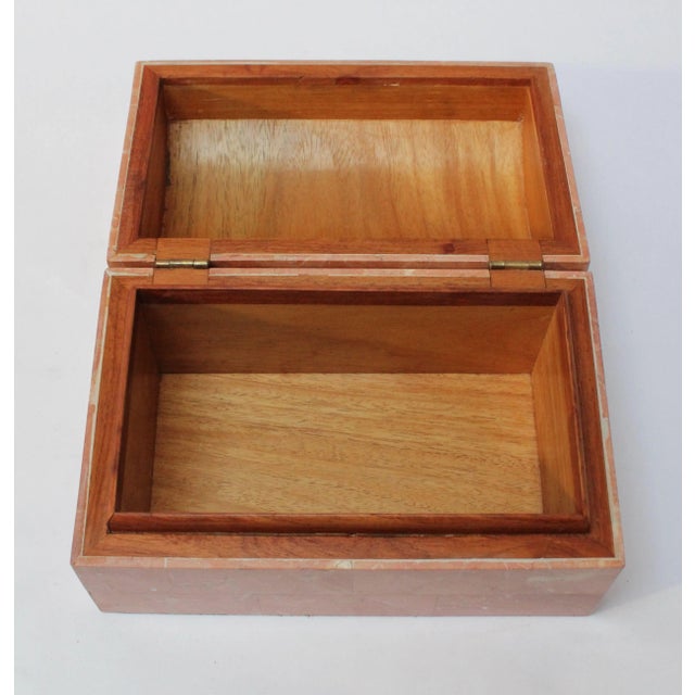 1970s Vintage Tessellated Stone Jewelry Box by Maitland Smith For Sale - Image 5 of 13