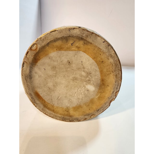 Linen Gorgeous Antique Stoneware Crock For Sale - Image 8 of 8