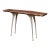 French Vintage Live Edge Modernist Entry Table For Sale