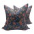 Kristy Stafford Garden Orange Pillows- A Pair For Sale