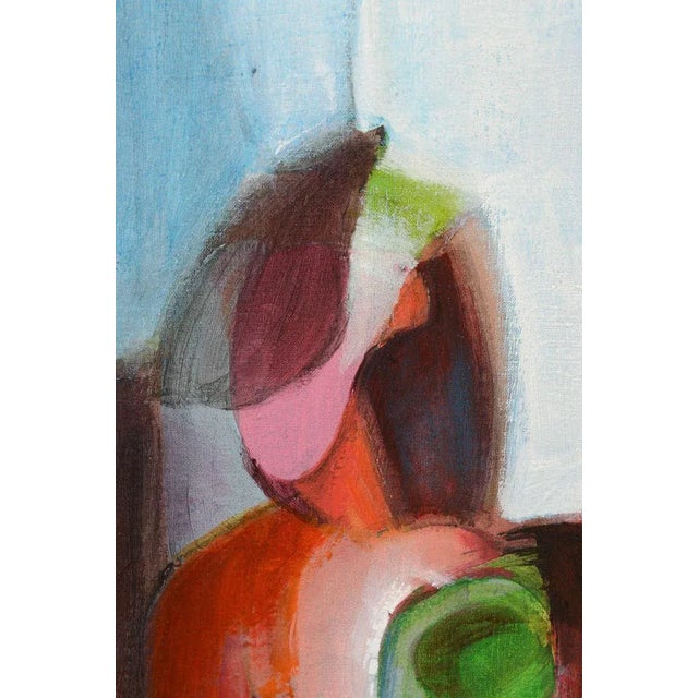 Vintage 1960's George Coggeshall Signed Abstract Colorful Painting Mid Century Modern For Sale In Miami - Image 6 of 9