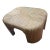Vintage Split Reed Bamboo Waterfall Coffee Table For Sale