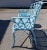 Vintage Cast Aluminum Ornate Bench With Matching Side Table For Sale - Image 4 of 13