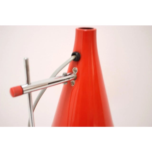 Made in Czechoslovakia Made of lacquered metal, chrome Re-polished Fully functional Original condition. This piece is...