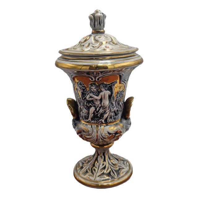 Goblet Vase from Capodimonte, 1950s-1970s For Sale