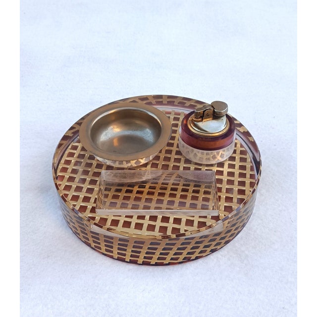 Built-in Smoking Set with Ashtray and Lighter, 1970s, Set of 2 For Sale - Image 14 of 14