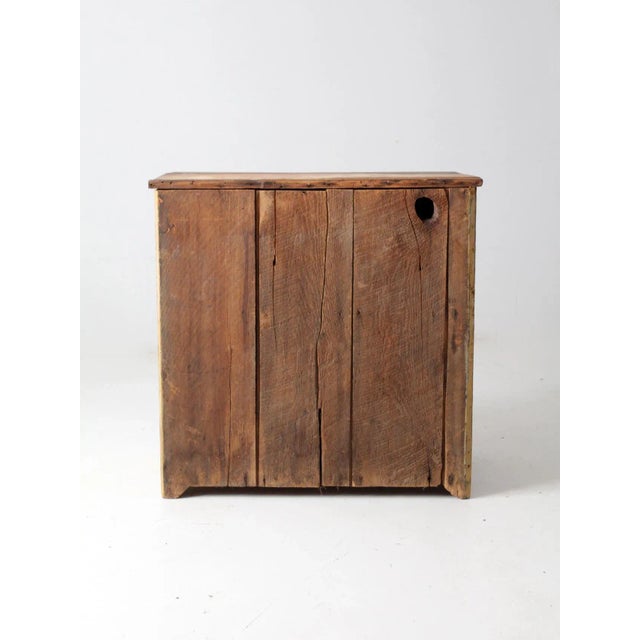 Antique Primitive Cabinet Cupboard For Sale - Image 10 of 13