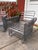 Slate Gray Russell Woodard Mid Century Modern Glider Sofa and Chair Patio Set, 3 Pieces Total For Sale - Image 8 of 11