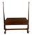 Vintage Jamestown Sterling Chippendale Style Mahogany Queen Size Four Poster Bed For Sale - Image 9 of 10