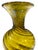 Glass Antique 19th Century Zanesville Handblown Glass Vase, Amber Swirl With Ribbed Detail For Sale - Image 7 of 11
