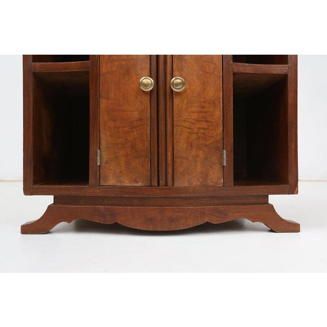 Art Deco Cabinet in Wood with Marble Top, France, 1930s For Sale - Image 4 of 15