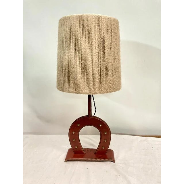 Vintage Lamp by Jacques Adnet, 1950s For Sale - Image 7 of 9