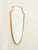 Italian Shield-Shaped Brass Mirror attributed to Gio Ponti, Italy, 1950s For Sale - Image 9 of 13