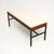 Mid-Century Modern Vintage Wooden Steel Bench in Boucle, 1950 For Sale - Image 3 of 8