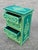 Hand‑Painted Moroccan Nightstand / Green Zoua9 Woodwork For Sale In Orlando - Image 6 of 7