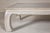 Wood Teak Ming Style Whitewash Coffee Table with Chow Legs and Carved Apron For Sale - Image 7 of 12