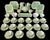 Amazing RARE Shelley "Apple Green Star" China Tea Service — England, c. 1925–1940A stunning and highly collectible vintage...