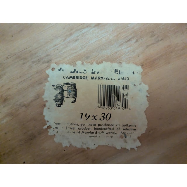 Wood Antique Slack Wooden Barrel by Brooks Barrel Company - Usa Made For Sale - Image 7 of 8