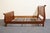 Collezione Europa Traditional Queen Size Sleigh Bed With Diamond Bookmatched Veneer - Cherry Finish For Sale In Kansas City - Image 6 of 8
