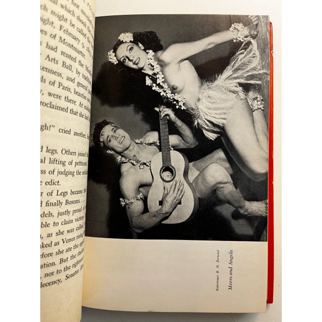 Pink 1955 Folies Bergere Paul Derval Book For Sale - Image 8 of 13