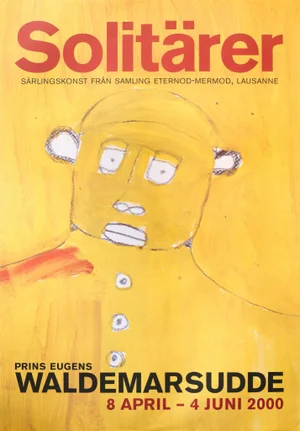 2000 Swedish Exhibition Poster, Prins Eugens Waldermarsudde, Solitarer