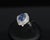 Late 20th Century 4.26ct Gia Ceylon Cornflower Blue Sapphire 0.71ct Diamond Platinum Ring Size 6.5 For Sale - Image 9 of 18