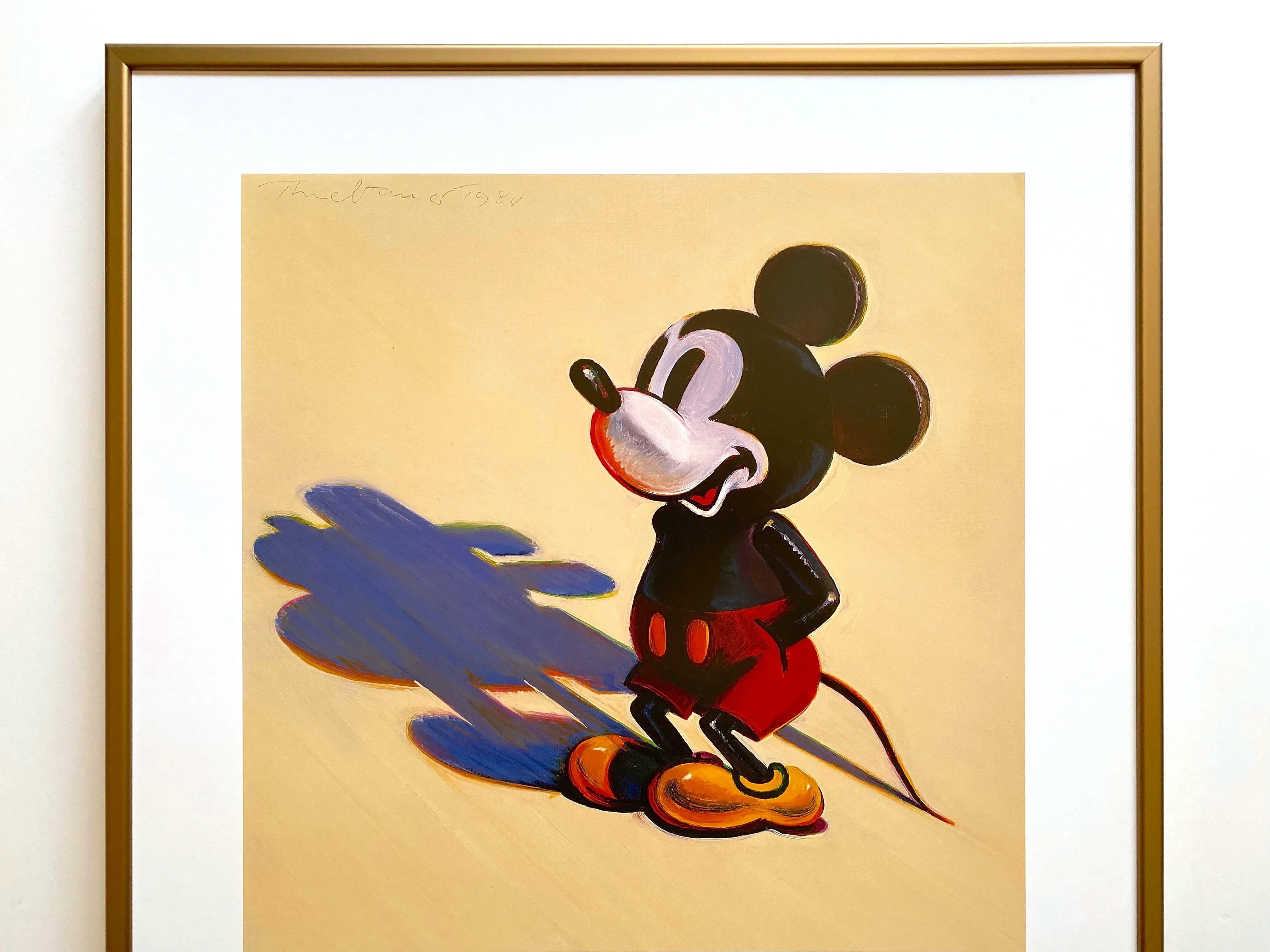 90sヴィンテージ Wayne Thiebaud ミッキーマウス Disney wayne-thiebaud-vintage-