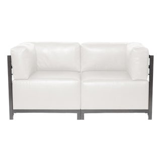 Axis 2pc Sectional Avanti White Titanium Frame For Sale