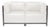 Axis 2pc Sectional Avanti White Titanium Frame For Sale