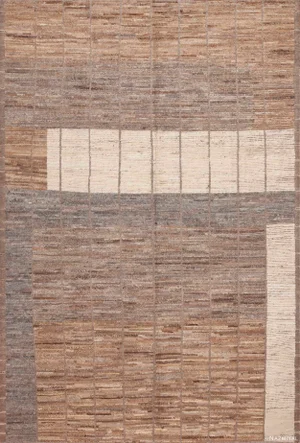 Nazmiyal Collection Neutral Earthy Color Contemporary Area Rug
